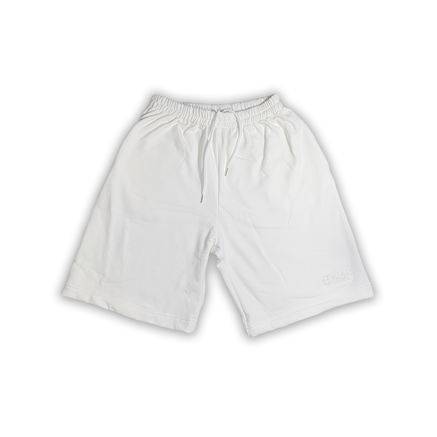 WHITE BASIC CBNYBK. - Sweatpants Short